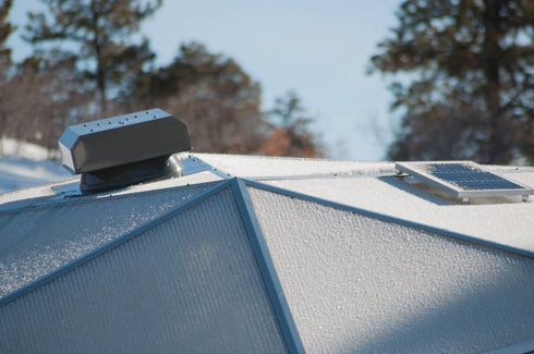 Extra Solar Attic Fan 26' Growing Dome